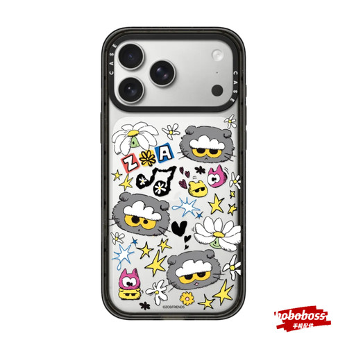 case源厂！权志龙同款ZO和雏菊花贴纸magsafe适用iPhone17/16/15/14/Pro/Max防摔磁吸手机壳