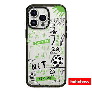 ssti源厂！NCT DREAM联名 游乐场JISUNG 涂鸦magsafe兼容适用iPhone17/16/15/14/Plus/Pro/Max防摔镜面手机壳