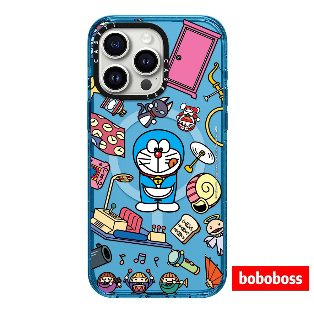 case源厂！哆啦A梦系列叮当猫的百宝袋magsafe磁吸适用iPhone16/15/14/13/Plus/Pro/Max高品质透明防摔手机壳