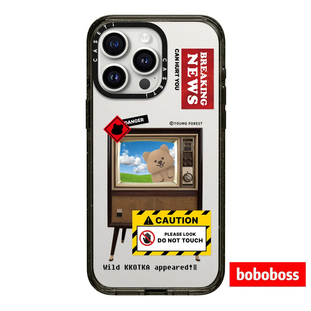 CASE源厂！YOUNG FOREST系列 KKOTKA在电视里 magsafe适用于iPhone17/16/15/14/Plus/Pro/Max防摔磁吸手机壳