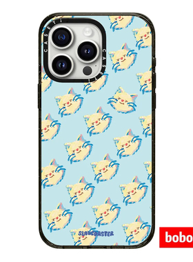 cassti源厂！Slowcoaster联名系列 满印 Lunzy 猫 magsafe兼容适用iPhone17/16/15/14/Pro/Max防摔磁吸手机壳