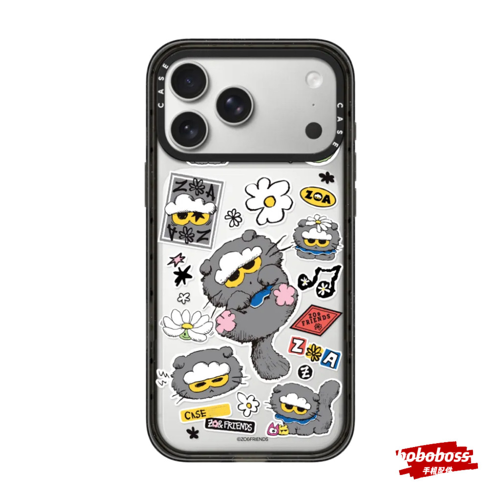 case源厂！权志龙同款ZO贴纸magsafe适用iPhone17/16/15/14/Pro/Max防摔磁吸手机壳