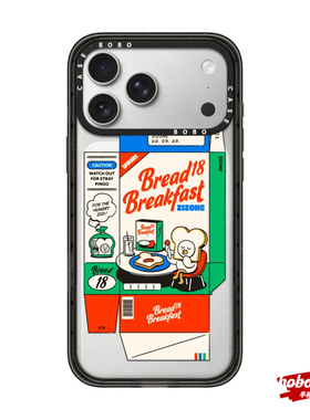 case源厂！Zizone联名系列 PINGO面包包装盒magsafe适用于iPhone17/16/15/14/13/Plus/Pro/Max防摔磁吸手机壳