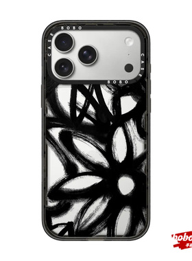 case源厂！艺术家联名系列 水墨花瓣 magsafe兼容适用于iPhone17/16/15/14/13/Plus/Pro/Max防摔磁吸手机壳