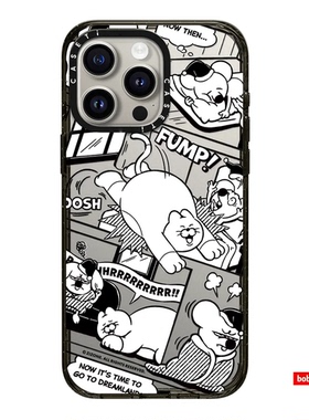 CASE源厂！Zizone联名系列 PINGO黑白漫画 magsafe兼容适用于iPhone17/16/15/14/13/Pro/Max防摔磁吸手机壳