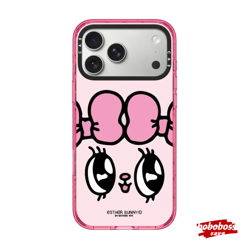 cassti源厂！Esther Bunny系列表情包 magsafe适用iPhone18/17/16/15/14/13/Pro/Max防摔透明磁吸手机壳