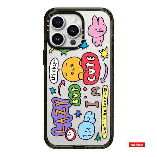 cassti源厂！Gosimperson联名系列 开始变懒 magsafe兼容适用于iPhone17/16/15/14/13/Pro/Max防摔磁吸手机壳