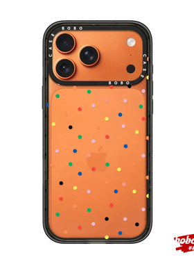 case源厂！艺术家联名系列 透明糖果波点 magsafe磁吸适用于iPhone17/16/15/14/Plus/Pro/Max透明防摔手机壳