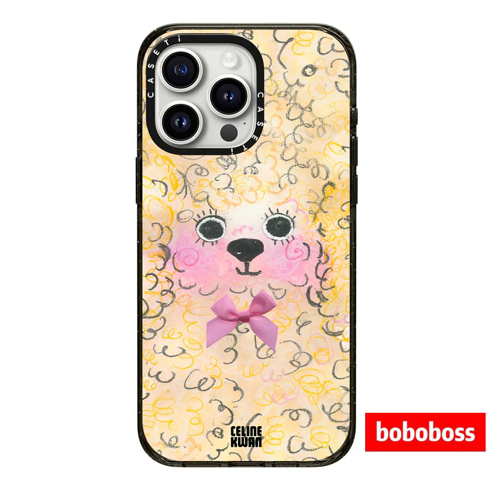 CASE源厂！CELINE KWAN联名系列 黄毛小狗 magsafe磁吸适用于iPhone17/16/15/14/Plus/Pro/Max防摔手机保护壳