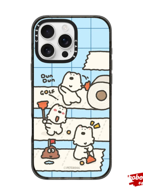 case源厂！ PETERDOG系列 西高地推杆时刻 magsafe适用iPhone17/16/15/14/13/Pro/Max防摔磁吸手机壳