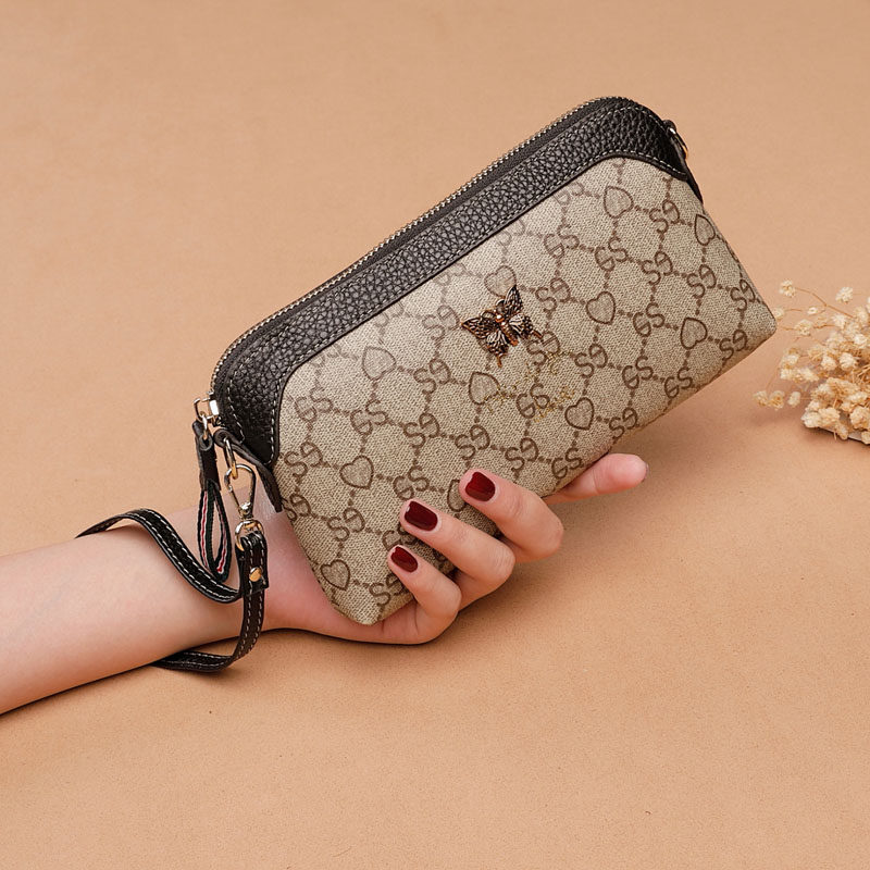 2020新款时尚小手包百搭小包手提斜挎包中年女妈妈买菜零钱包手拿