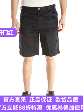 ARMANI JEANS阿玛尼男士蓝色宽松舒适休闲中裤短裤 R6P56IC正品