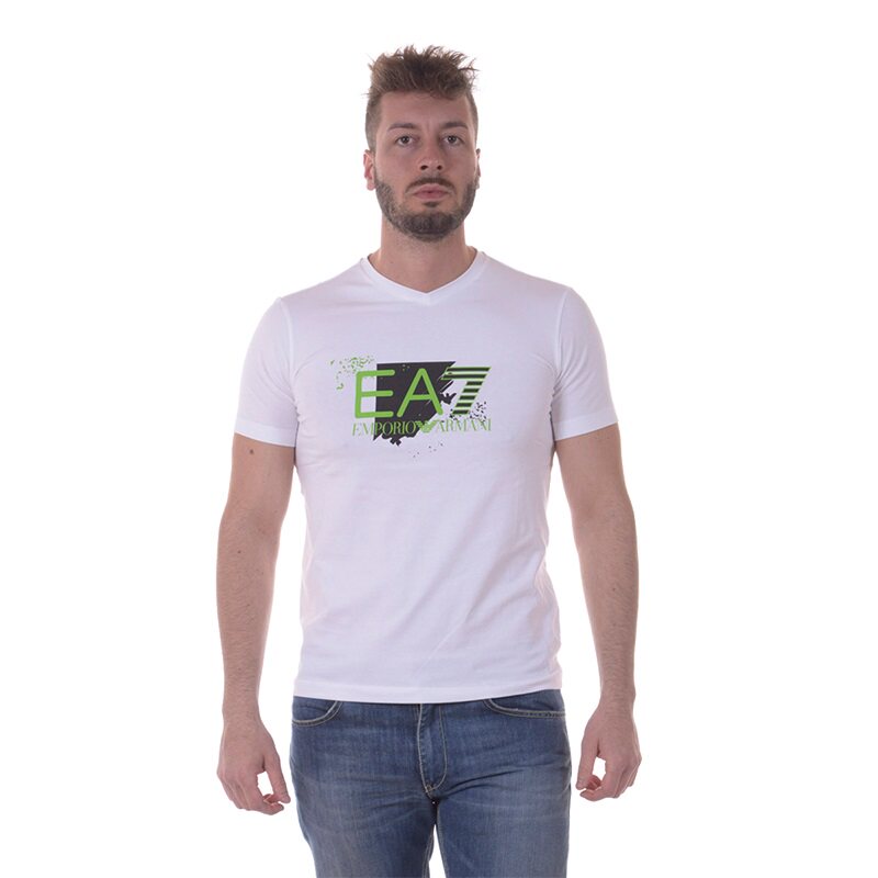EA7 EMPORIO ARMANI阿玛尼男装T恤V领短袖简约时尚正品3YPTF5PJ1