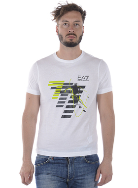 ARMANI阿玛尼EA7男士数字7印花时尚百搭短袖T恤3ZPT48PJM9Z正品