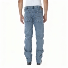 男士ARMANI JEANS阿玛尼秋冬蓝色商务休闲精品牛仔长裤 06J316A