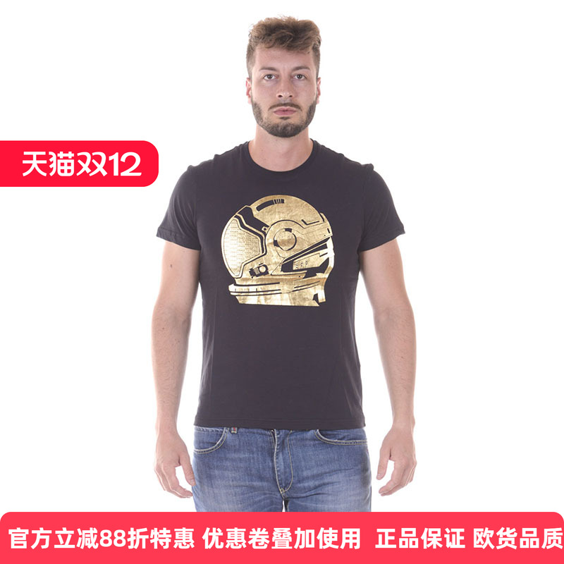 范思哲时尚印花休闲百搭短袖t恤