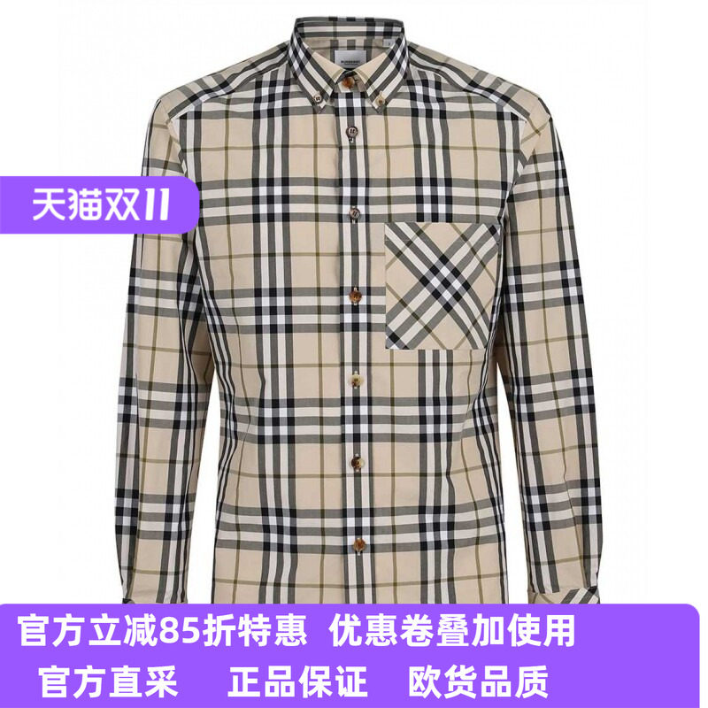 BURBERRY/博柏利男士长袖衬衫