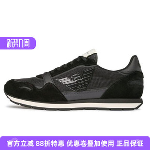 特惠X4X537 运动板鞋 XN730 鹰标低帮休闲四季 Armani阿玛尼EA男士