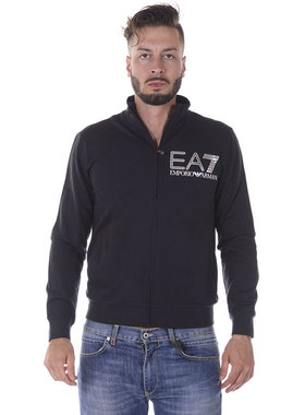 ARMANI阿玛尼EA7男士秋冬蓝色开衫卫衣外套夹克 6YPM92PJ05Z 正品