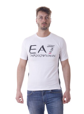 Emporio Armani EA7阿玛尼品牌男士白色短袖T恤棉 3YPT59PJ73Z