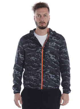 ARMANI阿玛尼EA7男士时尚潮流迷彩百搭夹克外套6ZPB55新款正品