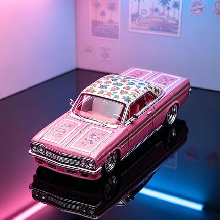 97M吉普赛玫1:64 1964吉普赛玫瑰雪佛兰英帕拉Impala