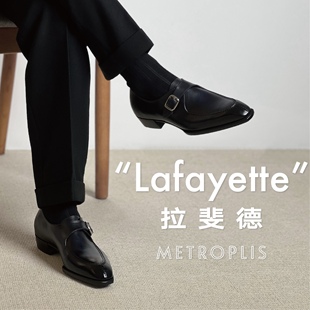大都会挑缝单孟克宝石蓝擦色 现货 OctTenth 拉菲德Lafayette