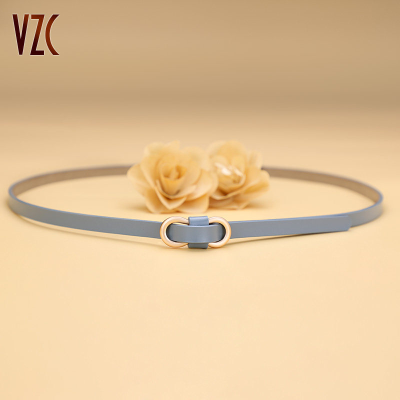 腰带女款真皮软细牛皮简约百搭韩国小皮带细装饰配裙收腰时尚腰链