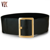 腰封 衬衫 女士真皮外穿搭束腰腰带超宽皮带装 饰配毛衣连衣裙子长款