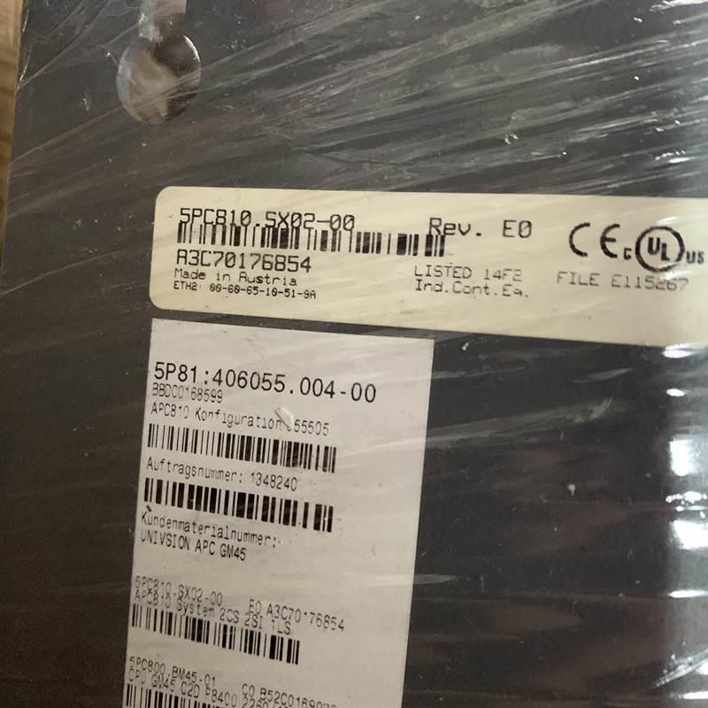 议价5PC810.5X02-00 5P81：406055.004-00贝加莱工控机 议价