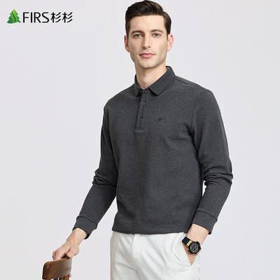 杉杉长袖【纯棉】POLO衫