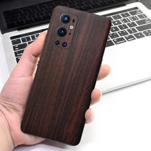 适用一加9背膜1+8pro后膜67T磨砂膜木纹彩膜后盖镜头膜手机贴纸