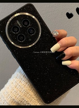 星空闪钻黑色适用oppo findx6pro壳reno10轻奢高档9pro新款X6全包镜头10pro+高级感防摔女款保护套