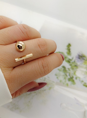 欧美外贸饰品铜材质极简风格简约