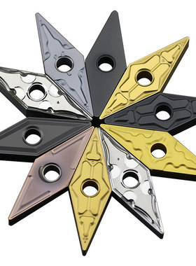 数控刀粒菱形VNMG160404机夹车床车刀杆钨钢刀片外圆超硬刀头镗孔