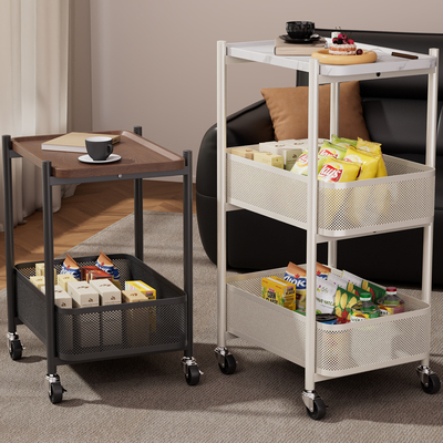 小推车置物架落地客厅零食