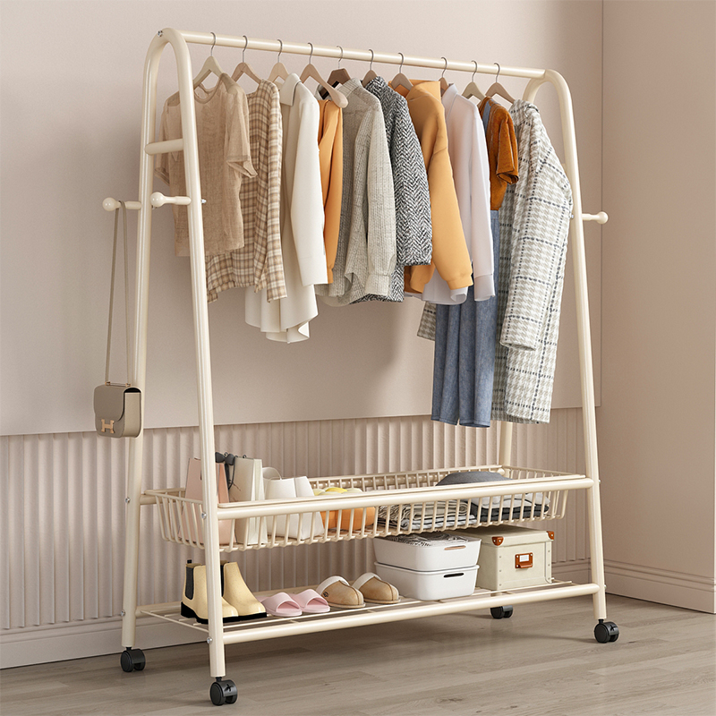 挂衣架落地卧室家用晾衣架室内