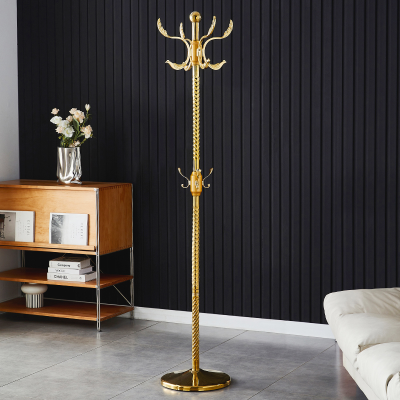 落地卧室轻奢不锈钢挂衣架