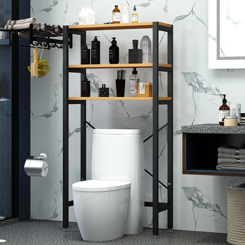 马桶置物架厕所落地阳台上方收纳