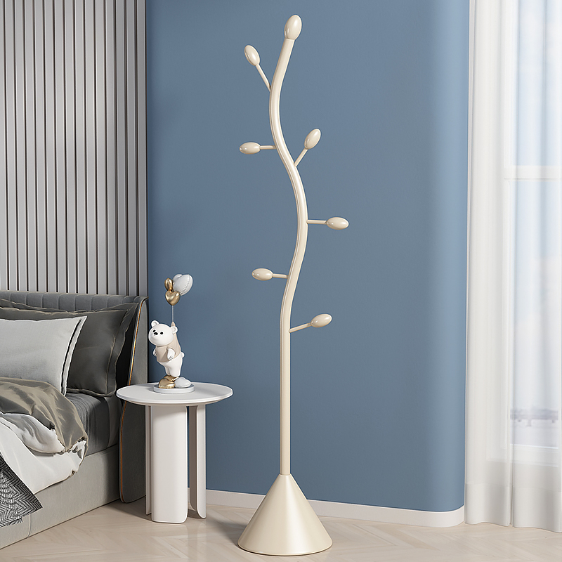 奶油风衣架卧室落地挂衣架进门