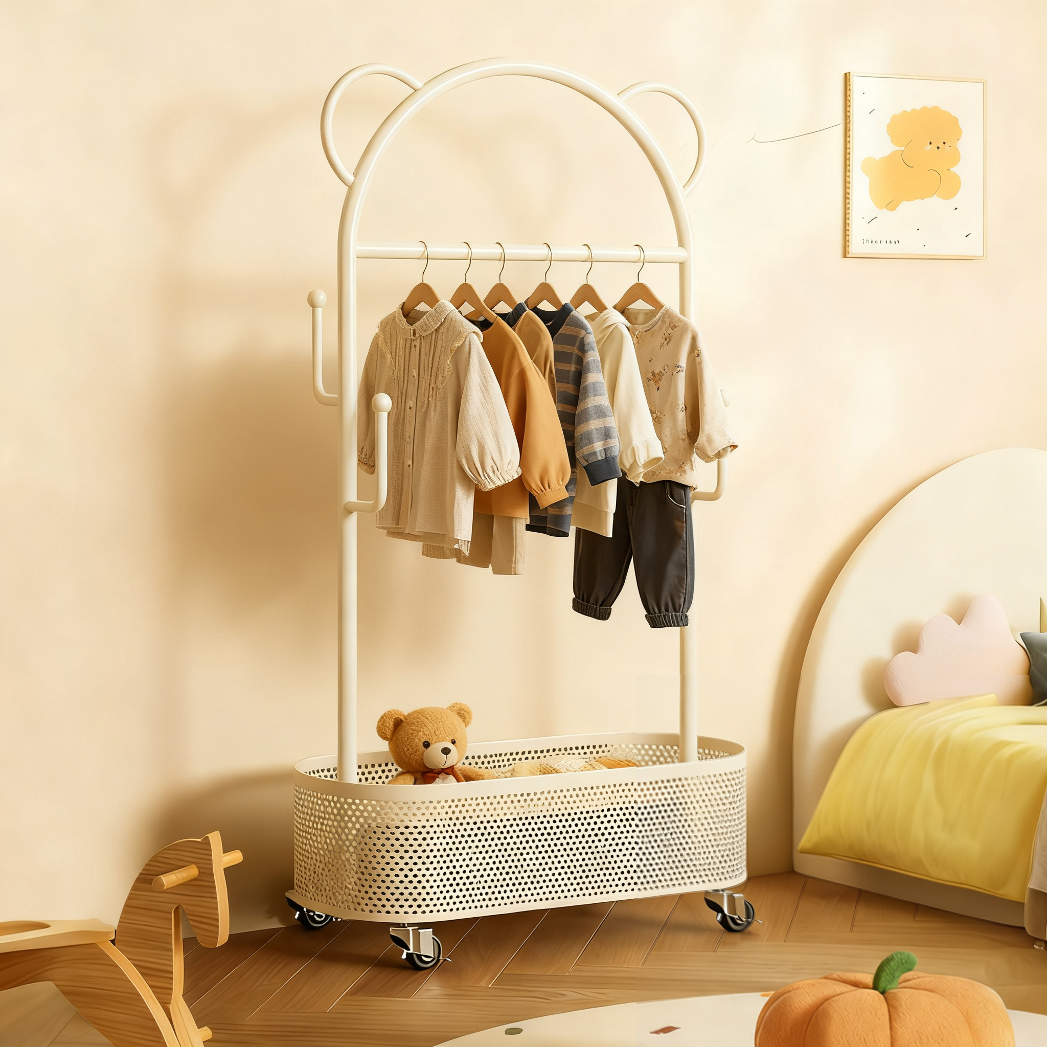 【爆款热销】儿童衣帽架落地