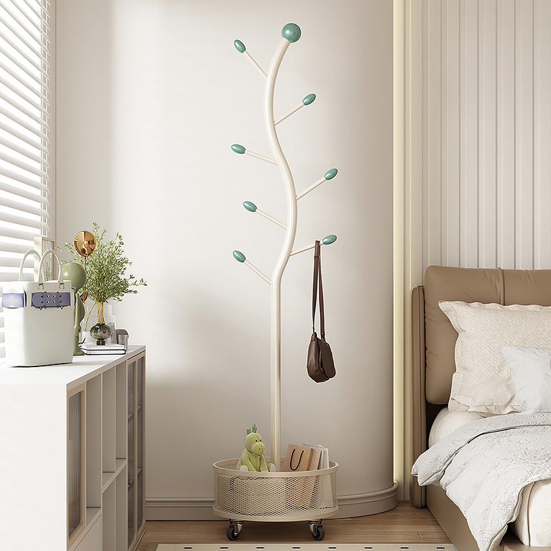 【原创设计】衣帽架卧室落地