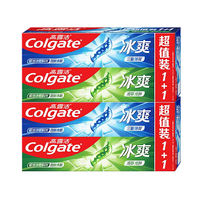 高露洁牙膏冰爽三重薄荷清洁口腔去渍家用家庭组合套装正品 thumbnail 5