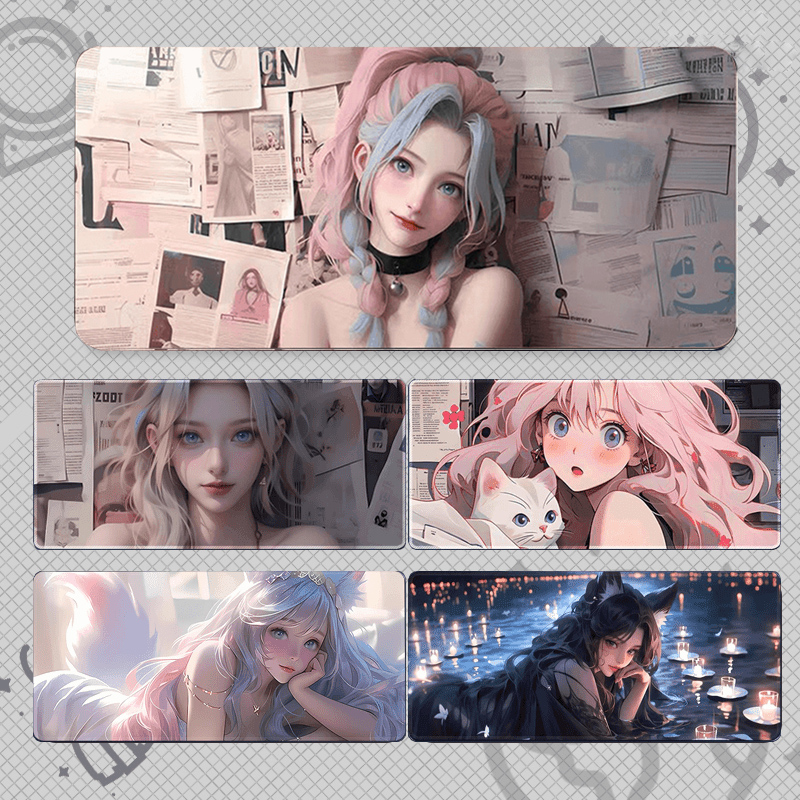 超大号萨勒芬妮电竞动漫鼠标垫