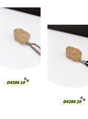 D439# 天然金发晶钛晶貔貅吊坠16.5*10*9.5mm 可选