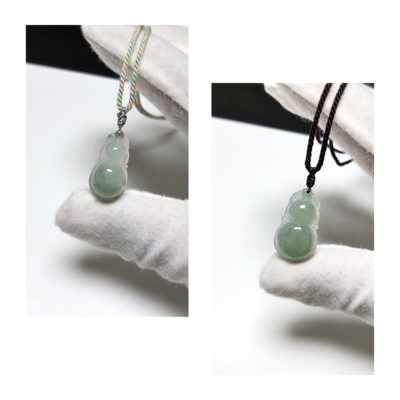 D1484# 天然A货翡翠葫芦福禄寿吊坠 可选