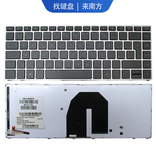笔记本键盘更换 适用惠普HP 5330m ProBook 银色框带背光 5330