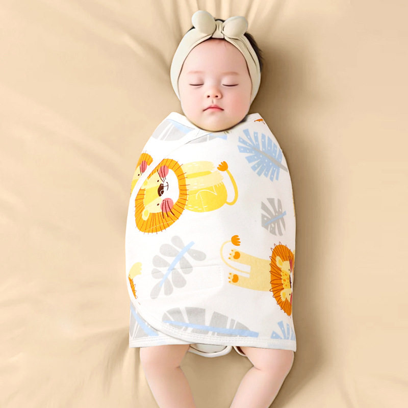 婴儿防惊跳神器新生儿睡袋春夏秋季薄款包巾宝宝防惊吓睡觉襁褓巾
