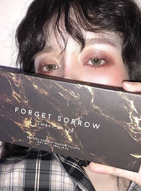 黑暗系FORGET SORROW文艺复兴ins超火眼影盘小众大地色厌世妆亚光