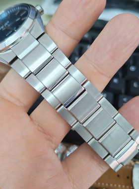 美美表带卡西欧机械表EFK-100不锈钢表带EFK100金属实心表带配件